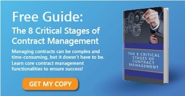 Download the free guide to learn about contract management's critical stages
