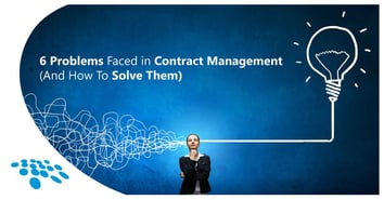 CobbleStone Software explains 6 problems in contract management and how to solve them.