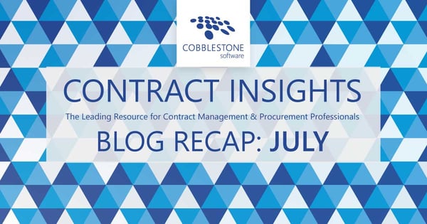 CobbleStone Software presents its blog recap for July 2021.