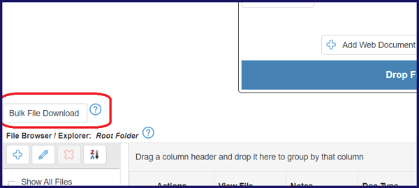 CobbleStone Software's bulk attachment download.