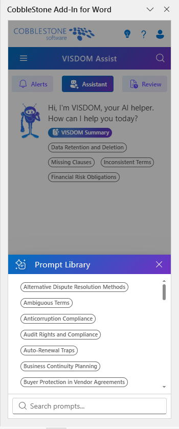 VISDOM Assist Assistant