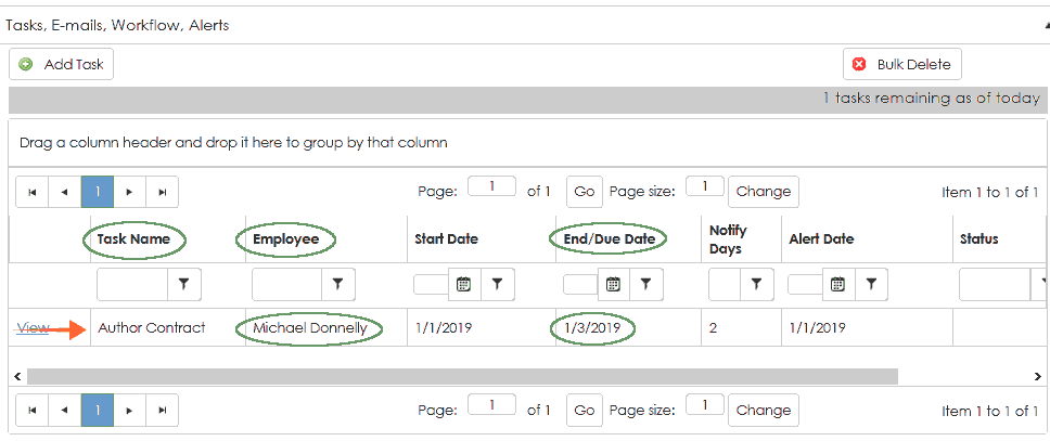 Contract Workflow Step 1 is Drafting