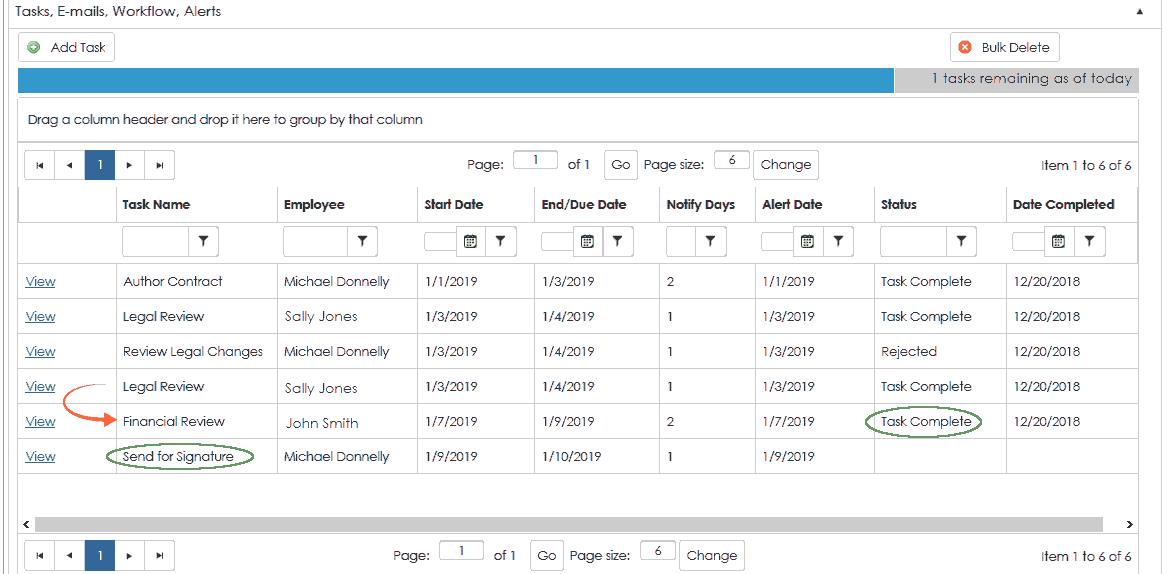 Contract Workflow Step 3 is External Sigining