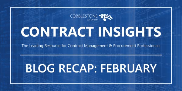 CobbleStone Blog Recap February 2019