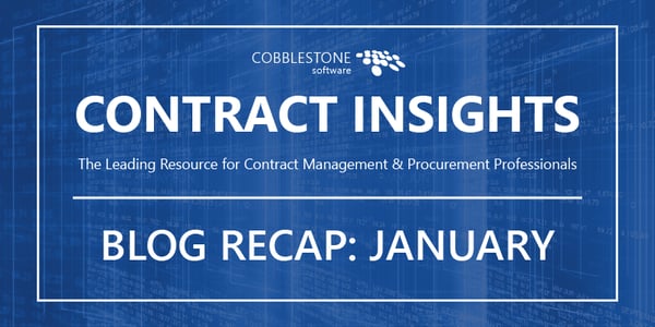 CobbleStone Software blog recap January 2019