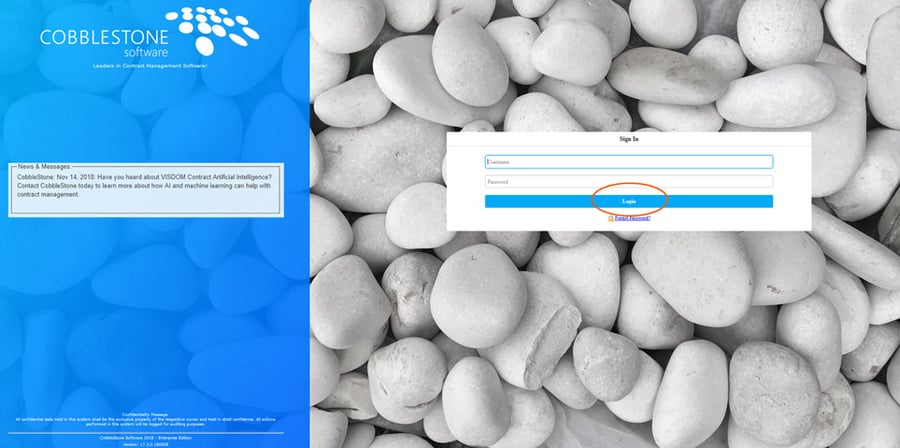 CobbleStone Contract Insight Sign-In