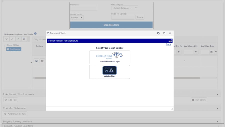 CobbleStone Contract Insight Document Tools Adobe Sign