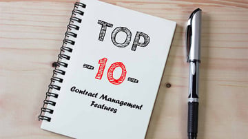 The top 10 contract management software features