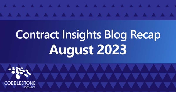 CobbleStone Software presents its blog recap for august 2023.