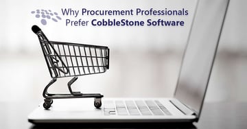 CobbleStone Software is preferred by procurement professionals.