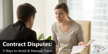 CobbleStone Software explores five ways to avoid and manage contract disputes.