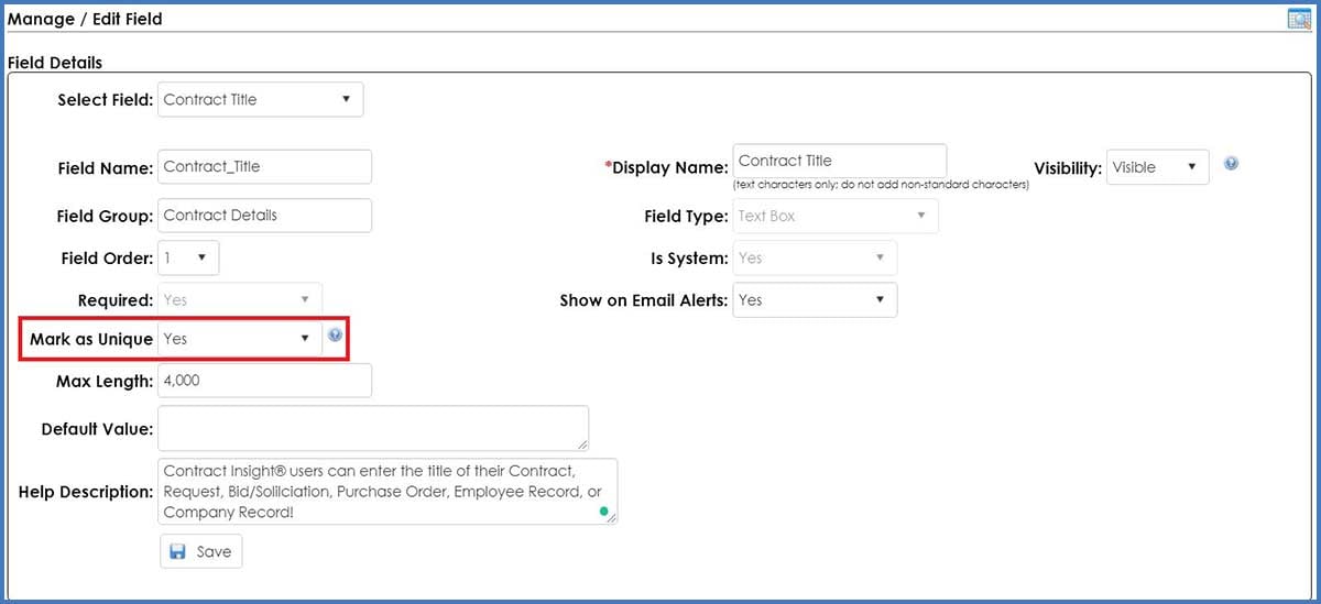 CobbleStone Software alerts users when duplicate data is entered.