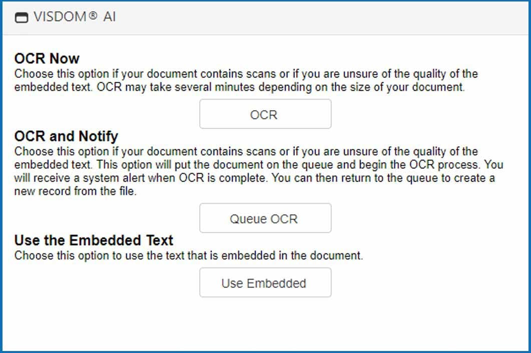 CobbleStone Software VISDOM AI streamlines text extraction and OCR.