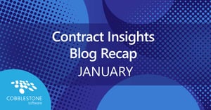 CobbleStone Software offers its blog recap for January 2022.