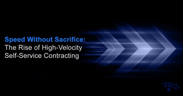 CobbleStone Software offers speed without sacrifice in the form of high-velocity self-service contracts.