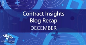CobbleStone Software presents its December 2022 Blog Recap.