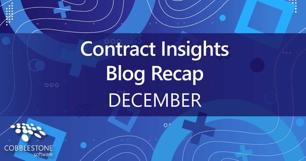 CobbleStone Software showcases its December 2022 blog recap.