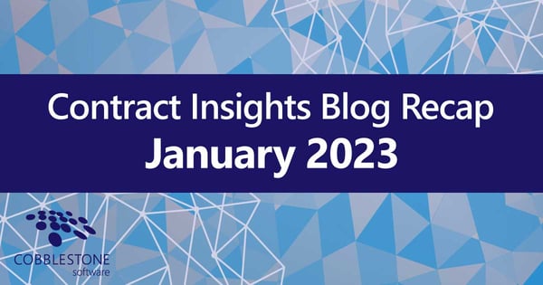 CobbleStone Software presents its blog recap for January 2023.