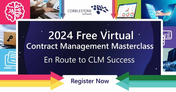 CobbleStone Software offers the contract management masterclass for its 2024 Roadshow event.