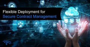CobbleStone Software offers flexible deployment for secure contract management.