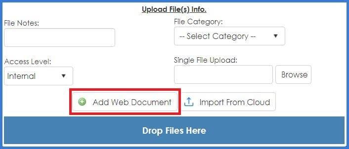 CobbleStone Software Filedrop for online document editing.