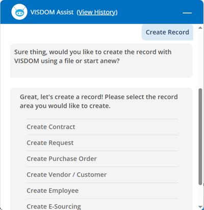 VISDOM Assist