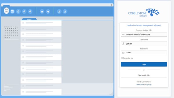 CobbleStone Software Microsoft Outlook Plugin login