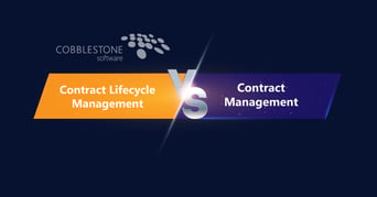 CobbleStone Software explains how contract lifecycle management and contract management differ.