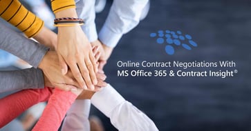 CobbleStone Software integrates with MS Office 365 for streamlined concurrent contract negotiations.