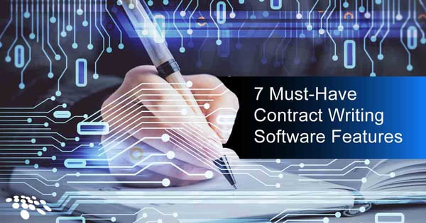 CobbleStone Software explores seven must-have contract writing software features.