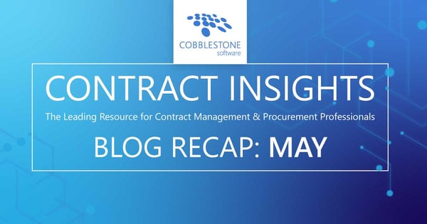 Read CobbleStone's May 2020 blog recap. 