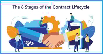 CobbleStone Software outlines the 8 stages of the contract lifecycle.
