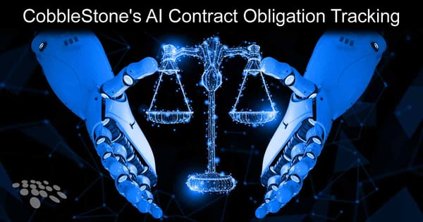 CobbleStone Software supports AI-powered automated contract obligation tracking.