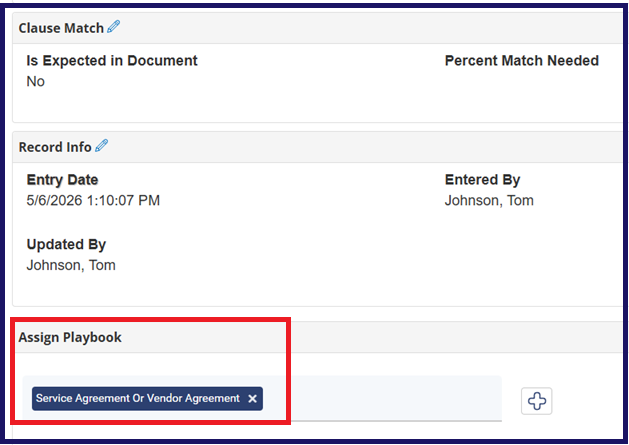 7. CobbleStone-Software-Clause-Playbooks-Assign-Clause-to-a-Playbook