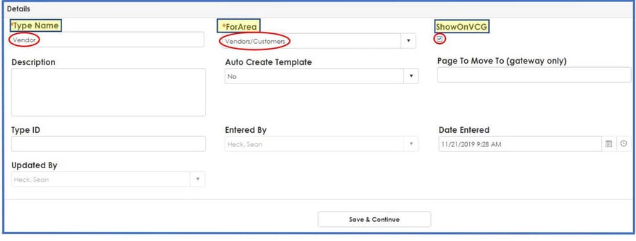 Determine company type in CobbleStone Software.