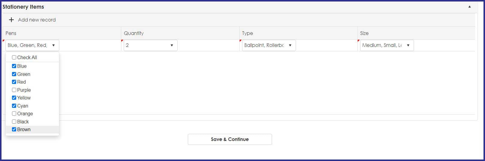 CobbleStone Software streamlines sub table data entry.