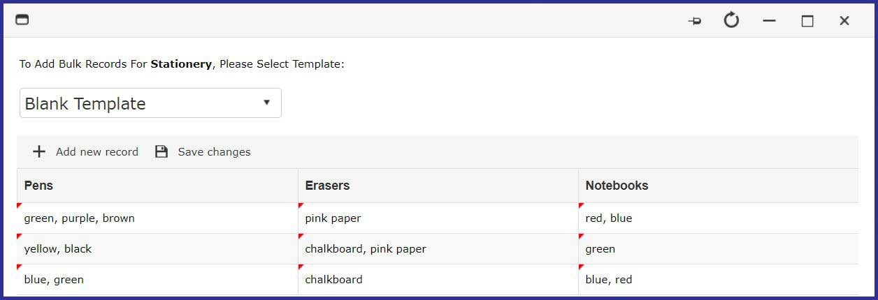 CobbleStone Software makes it easy to bulk add sub tables on the Vendor Gateway.