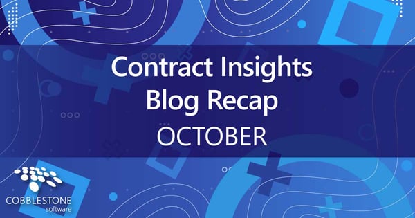 CobbleStone Software showcases the October 2022 blog recap.