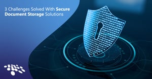 CobbleStone Software details three challenges that are solved with secure document storage solutions.