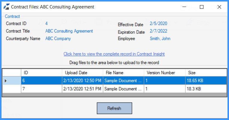 CobbleStone Software simplifies selecting files for document comparison.