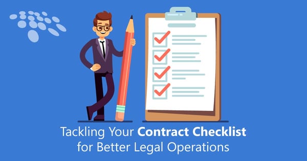 CobbleStone Software helps you tackle your contract checklist for better legal operations.