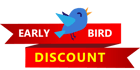 Early bird discount available