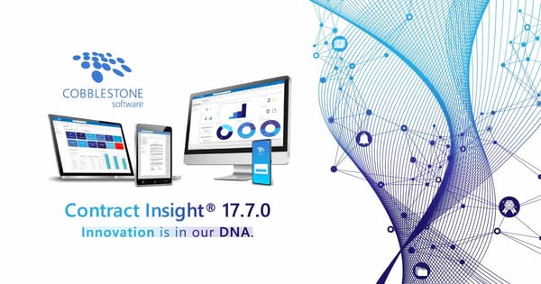 CobbleStone Software continues to innovate with Contract Insight 17.7.0.