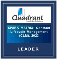 CobbleStone Software is named a technology leader in Quadrant Knowledge Solutions's SPARK matrix for CLM