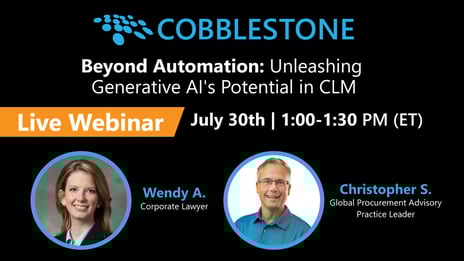 Beyond Automation: Unleashing Generative AI's Potential in CLM