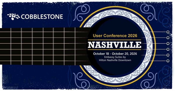 CobbleStone Software hosts its 2026 user conference in Nashville, TN.
