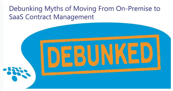 CobbleStone Software debunks myths of moving from on-premise to SaaS contract management.