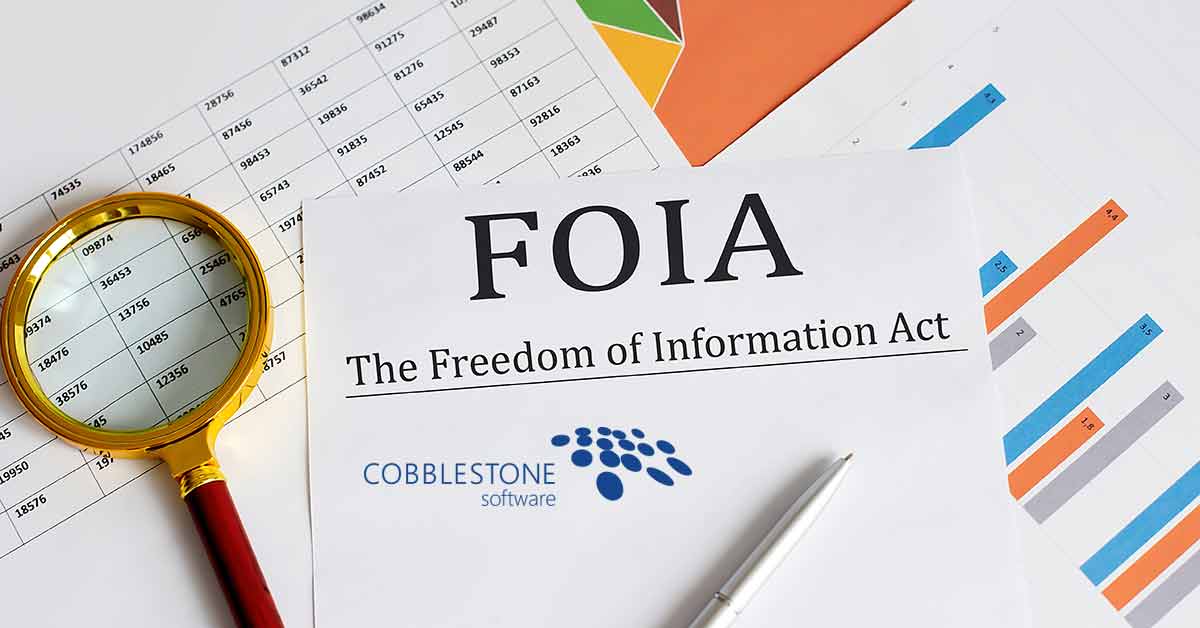 CobbleStone Software streamlines FOIA request management and public access.