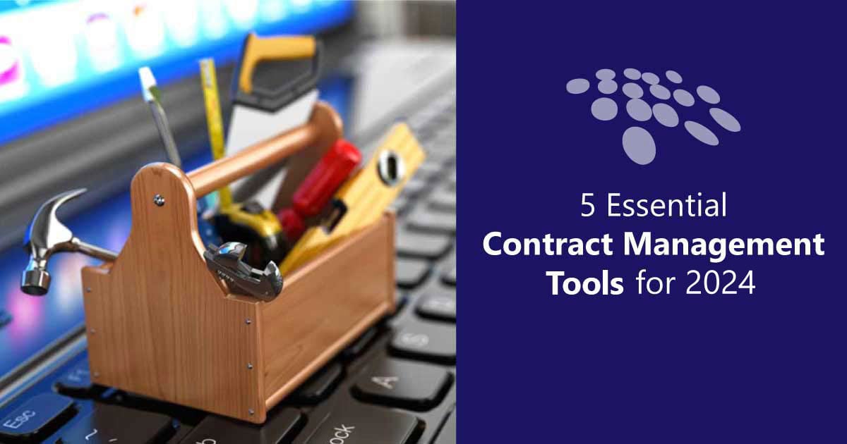 CobbleStone Software lists the 5 essential tools for contract management in 2024.
