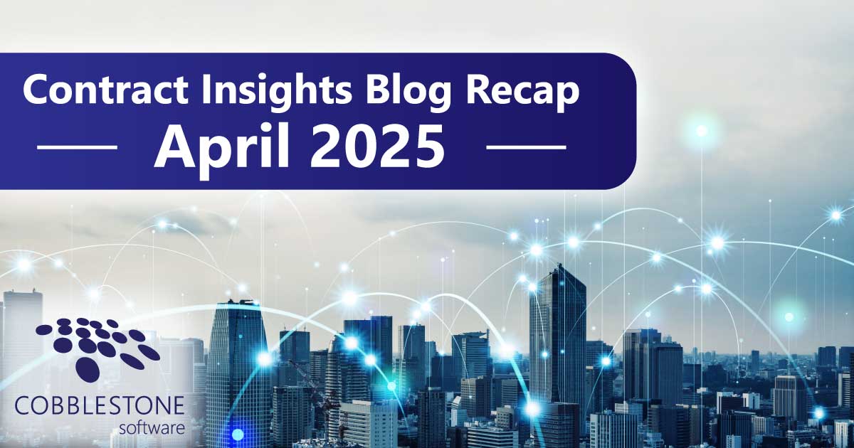 CobbleStone Software shares its blog recap for April 2025.